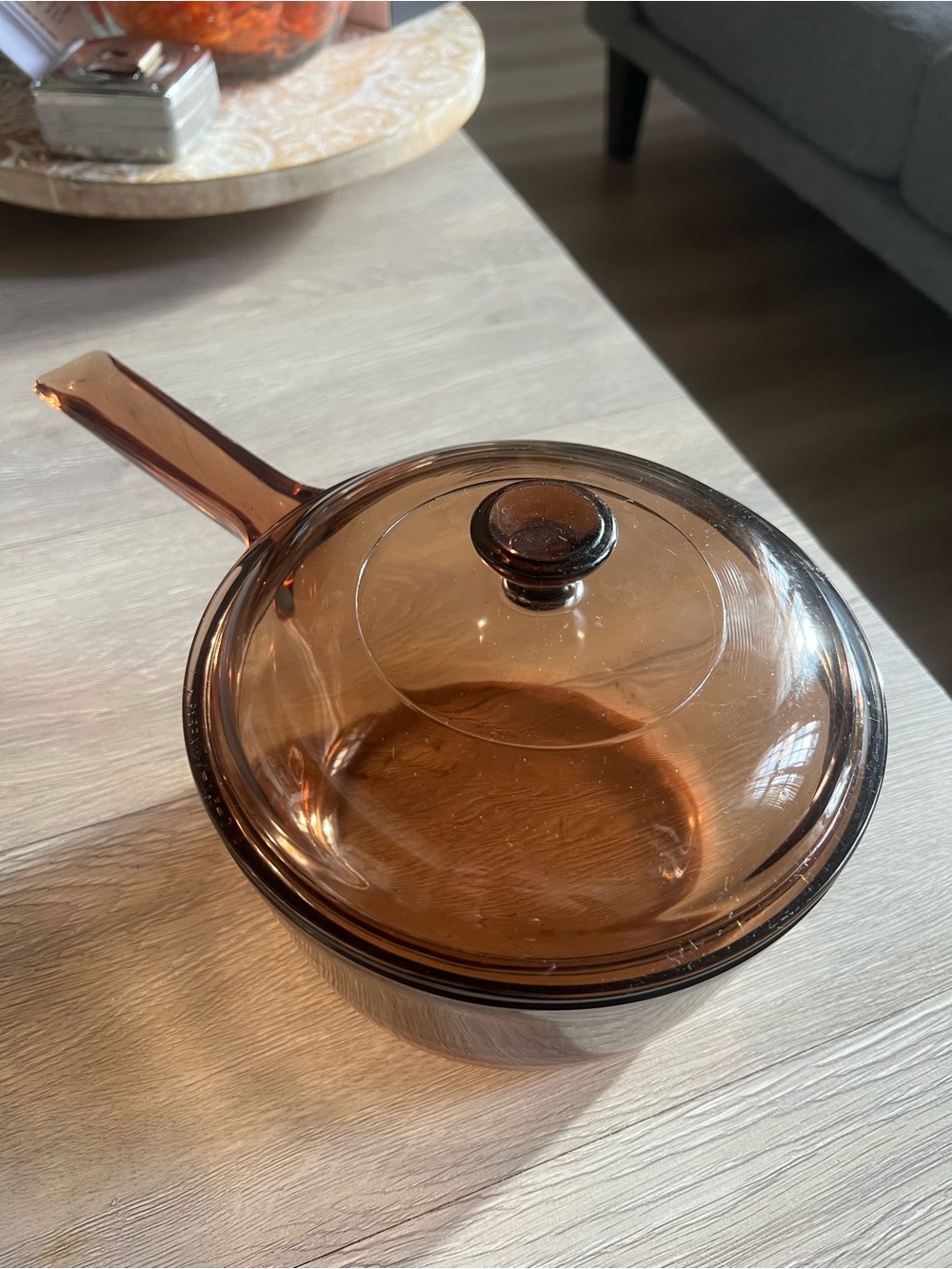 Visions Ware Corning Glass Sauce Pan Pot 1.5L